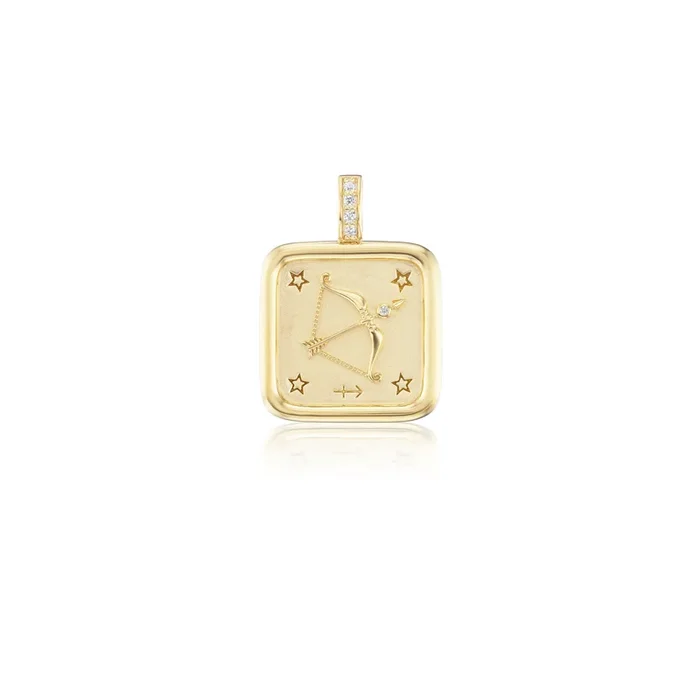 Mini Sagittarius Zodiac Pendant