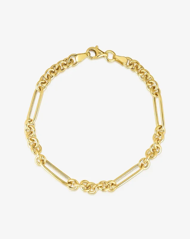 Mixed Link Chain Bracelet