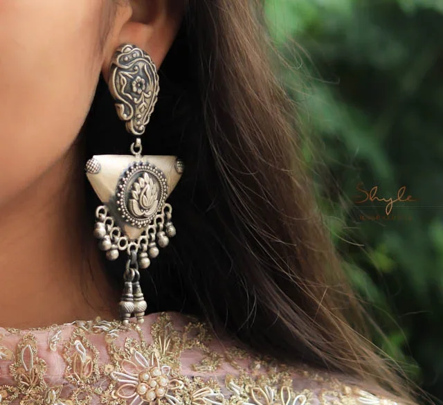 Mizoya Tribal Inspired Detailed Earrings