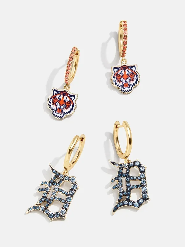 MLB Earring Set – Detroit Tigers