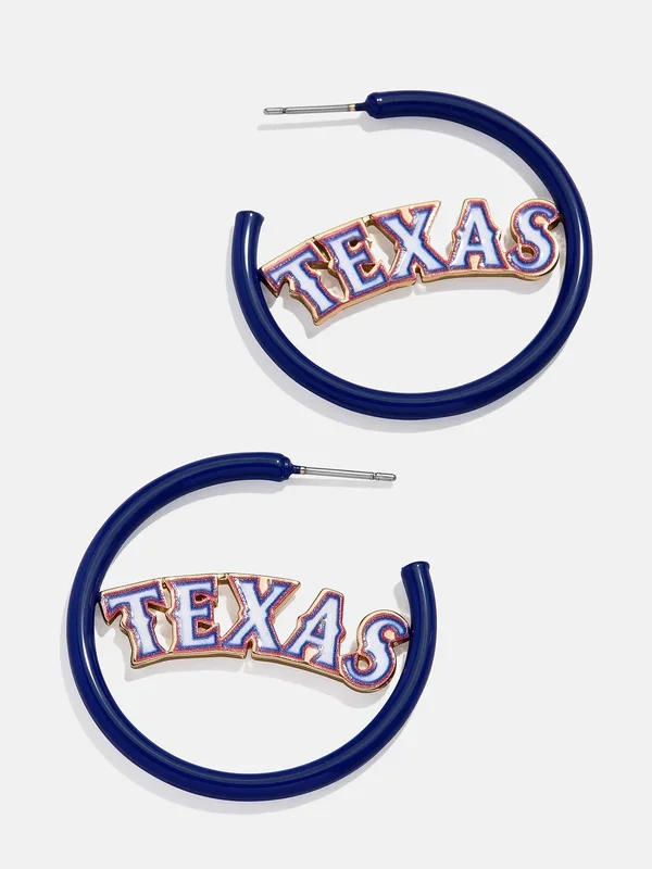 MLB Enamel Hoops – Texas Rangers