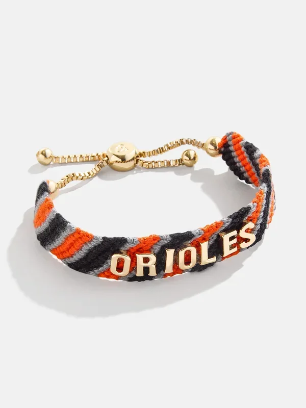 MLB Woven Friendship Bracelet – Baltimore Orioles