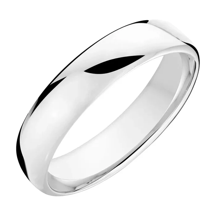 Modern Fit Wedding Band in 14kt White Gold (5.5mm)
