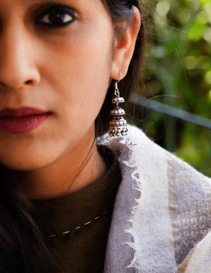 Moh Fine Intricate Layered Jhumki