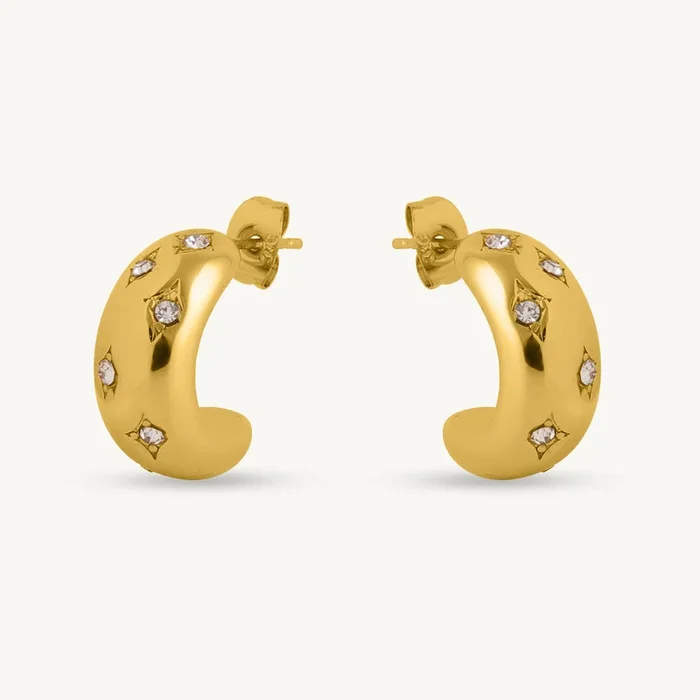 Molten Bold Drape Hoops