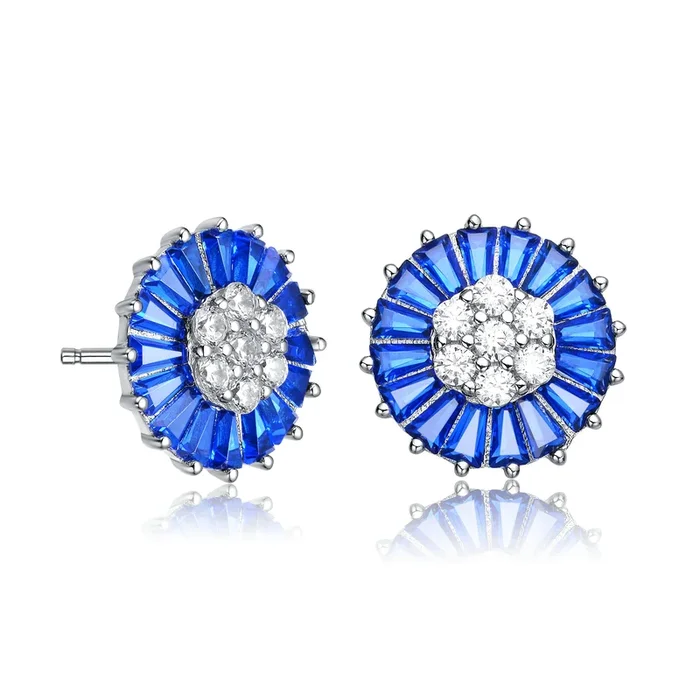Monfort Baguette Couture Stud Earrings