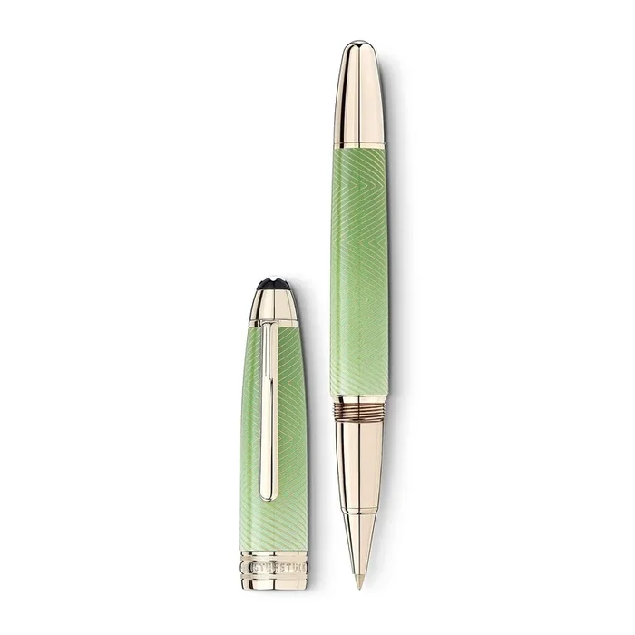 MONTBLANC Meisterstück Calligraphy Solitaire Celadon Dégradé Rollerball Pen