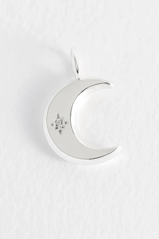 Moon CZ Charm