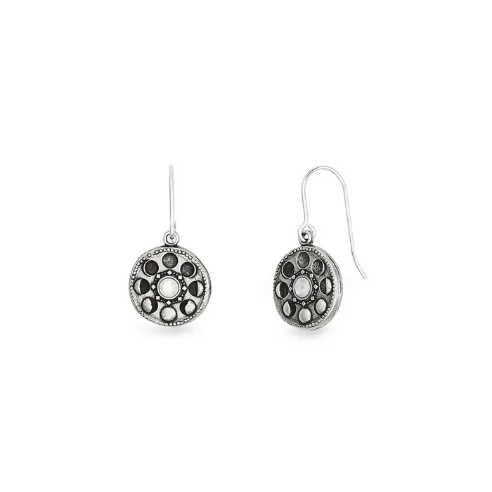 Moon Phase Hook Earrings