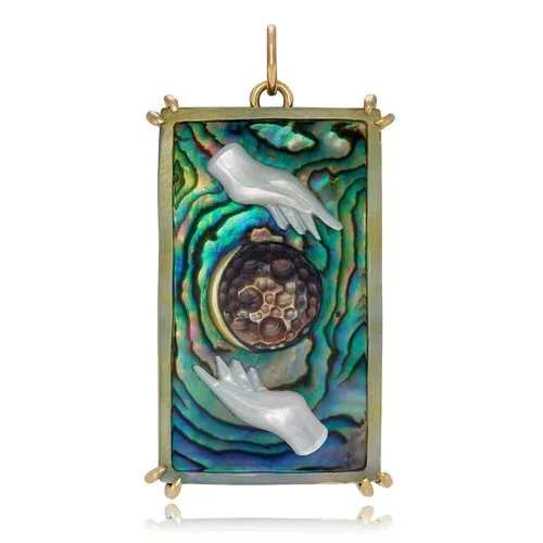 Moon Tarot Card Pendant
