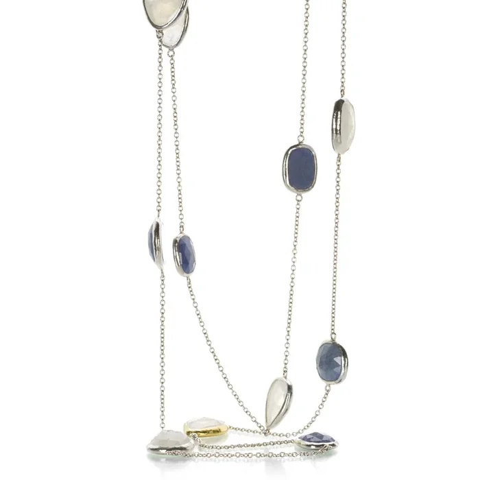 Moonstone & Quartz Necklace