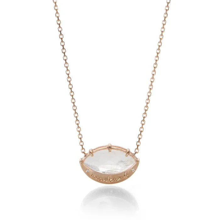 Moonstone Moonbeams Necklace