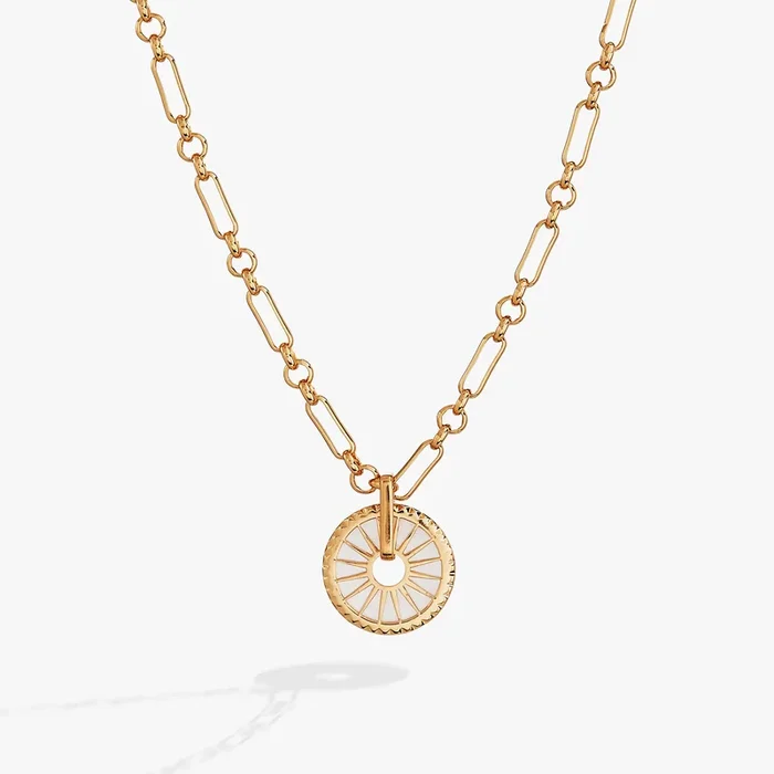 Mother of Pearl Starburst Necklace