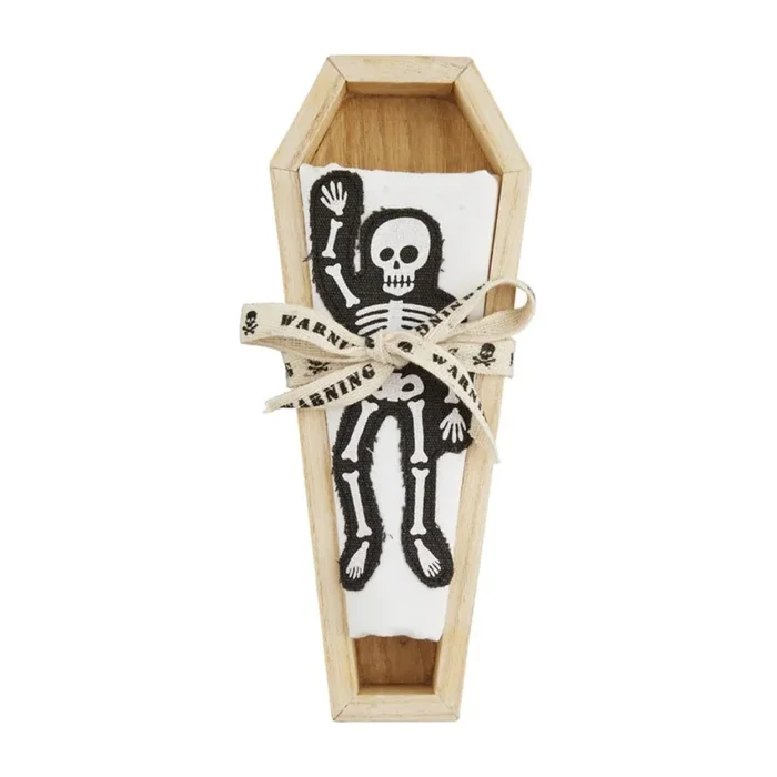Mud Pie Coffin Cracker Dish & Towel Set