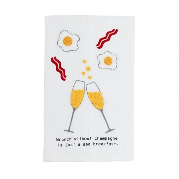 Mud Pie Food Boucle Towel