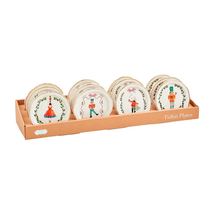 Mud Pie Nutcracker Tidbit Plate