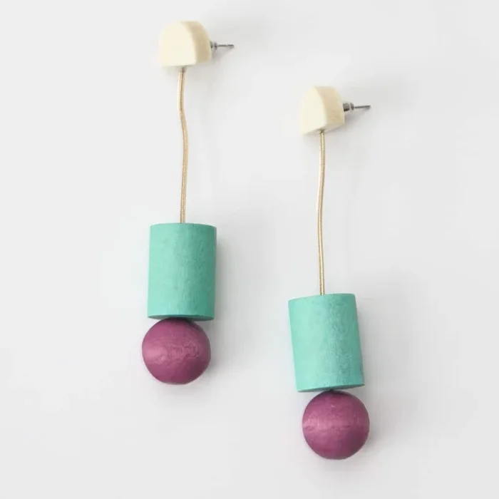 Multi Color Barri Earrings