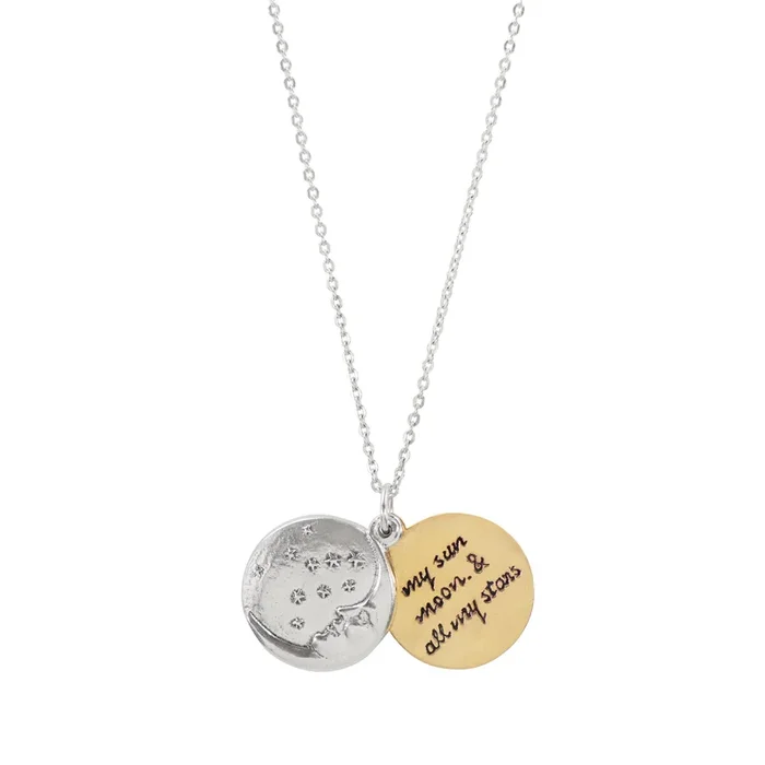 My Moon & Stars Sliding Locket Necklace | Available to Ship January 15, 2026