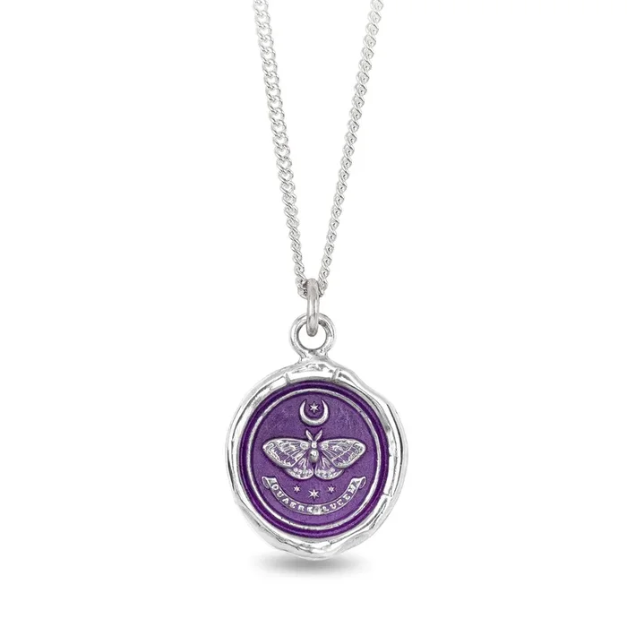 Mystic Violet Seek the Light Pendant Necklace