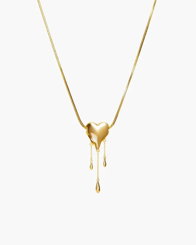 Naszyjnik Venom’s Golden Drip Heart