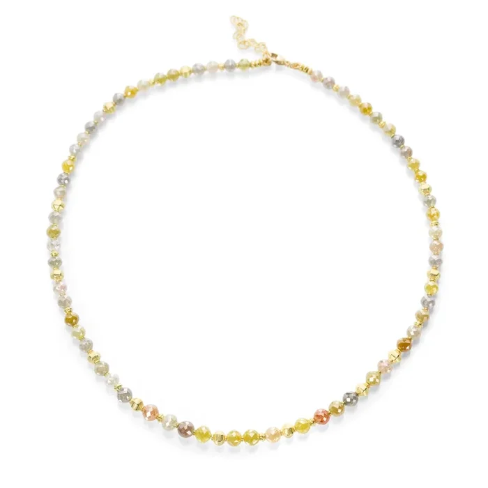 Natural Colored Diamond Necklace