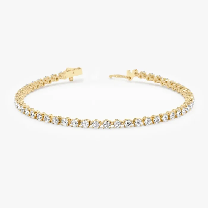 Natural Diamond Tennis Bracelet, Katniss