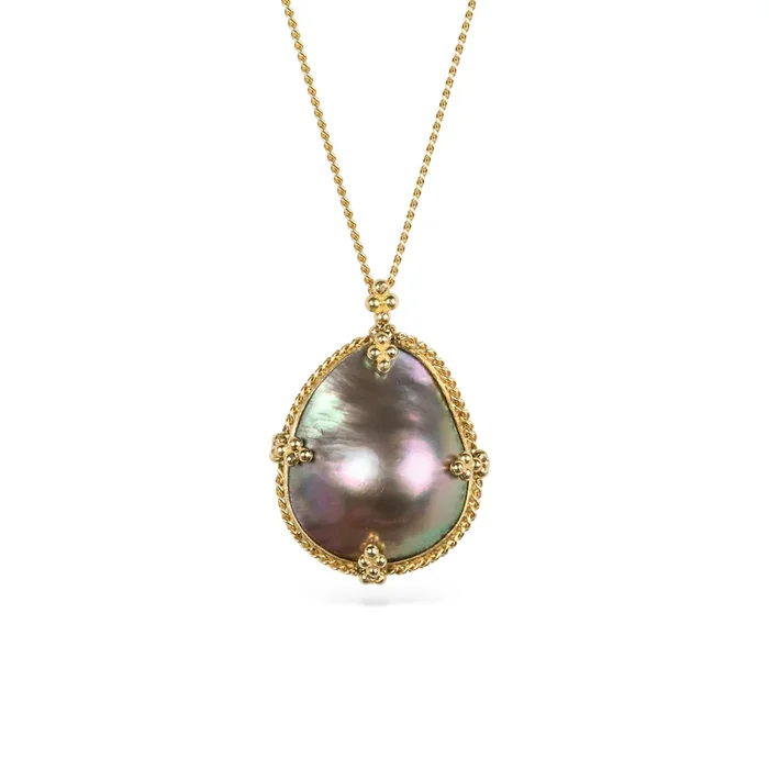 Natural Mabe Pearl Necklace