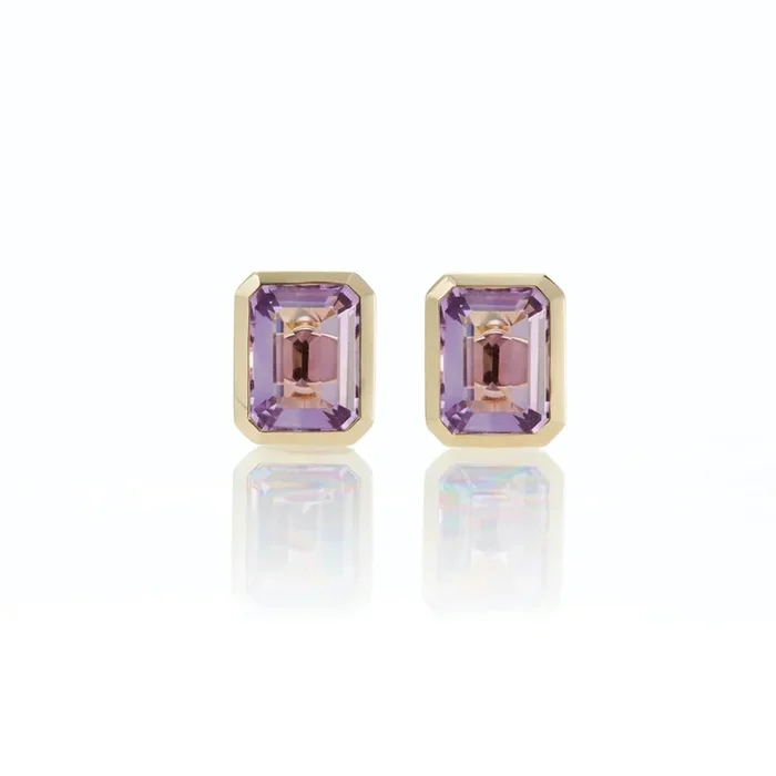 Newport Earrings in Amethyst