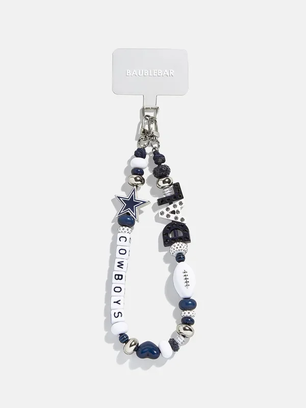 NFL Beaded Phone Charm – Dallas Cowboys
