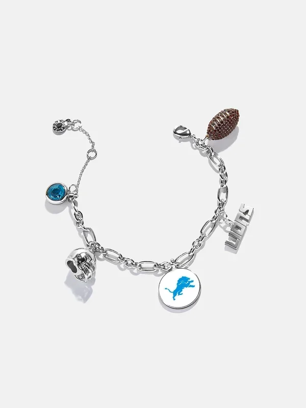 NFL Charm Bracelet – Detroit Lions
