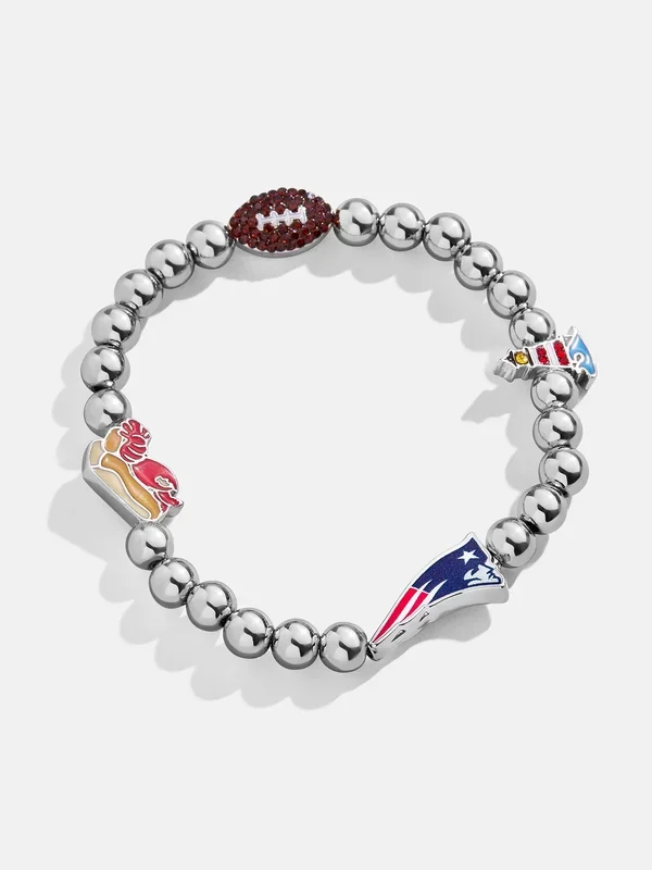 NFL Pisa Charm Bracelet – New England Patriots