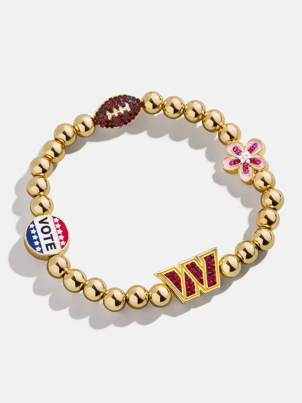 NFL Pisa Charm Bracelet – Washington Commanders