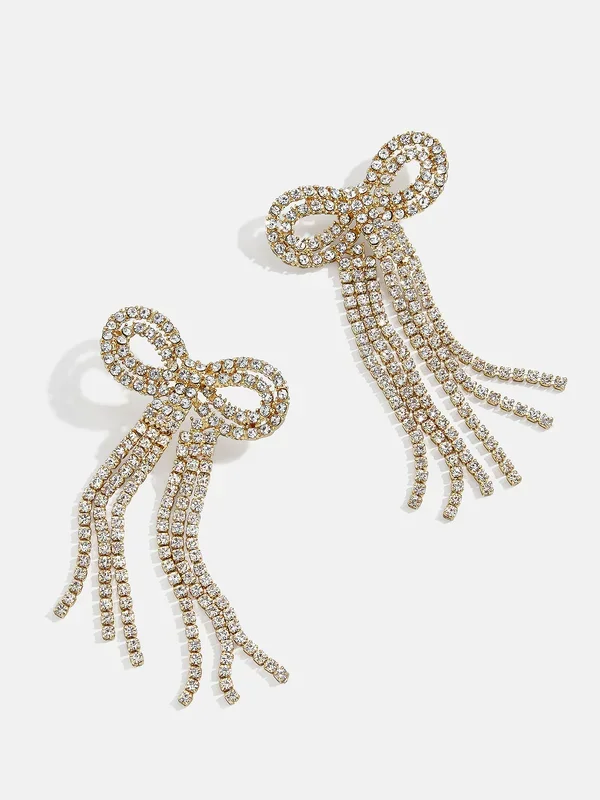 Nicci Earrings – Gold/Pavé