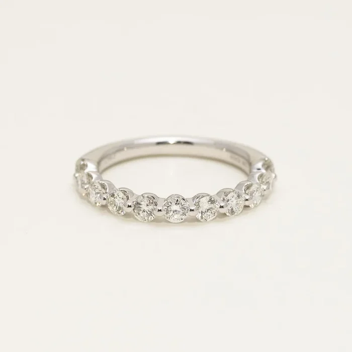 Northern Star Diamond Single Prong Band in 14kt White Gold (1ct tw)