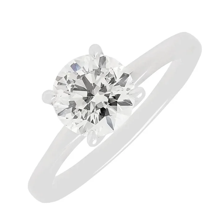 Northern Star Diamond Solitaire Ring in 14kt White Gold (1 1/2ct)