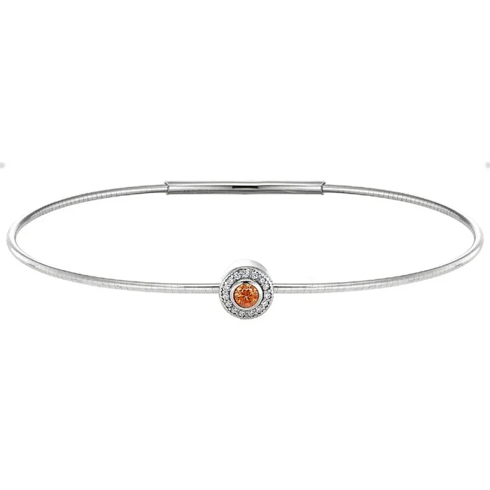 November Birthstone Bangle
