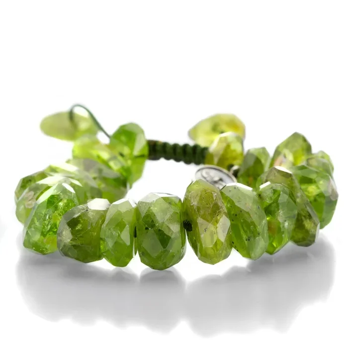 Nugget Peridot Bead Bracelet
