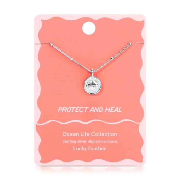 Ocean Life (new) Necklace – Silver – Shell