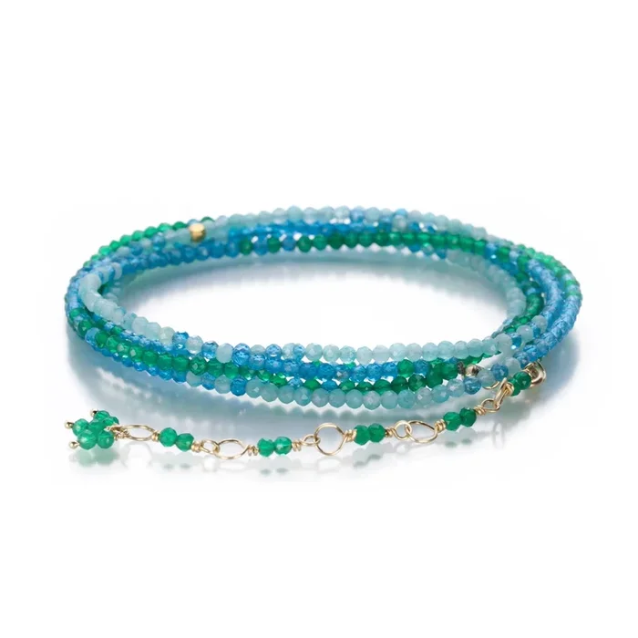 Ocean Ombre Wrap Bracelet – 34″