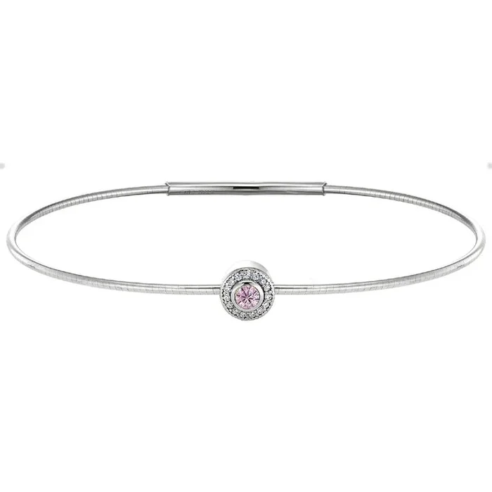 October Birthstone Bangle