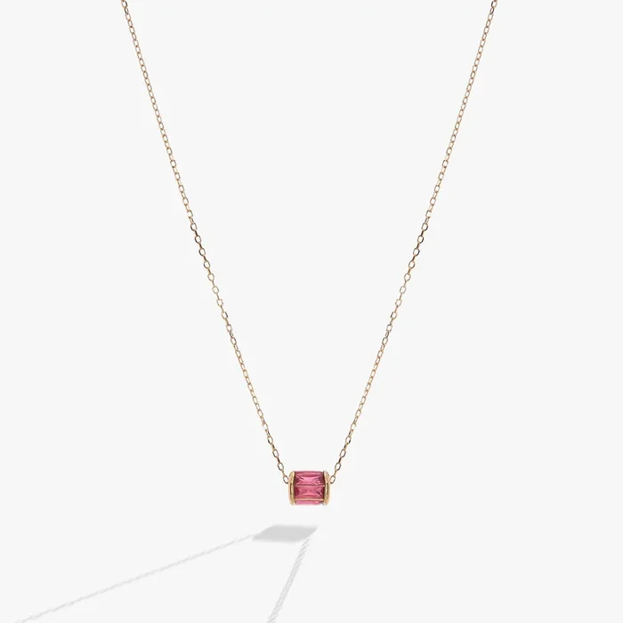 October Birthstone Precious Pendant Necklace