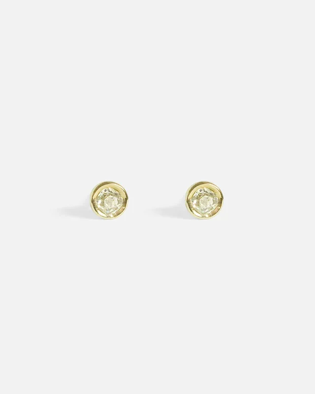Old Mine Cut Diamond Studs