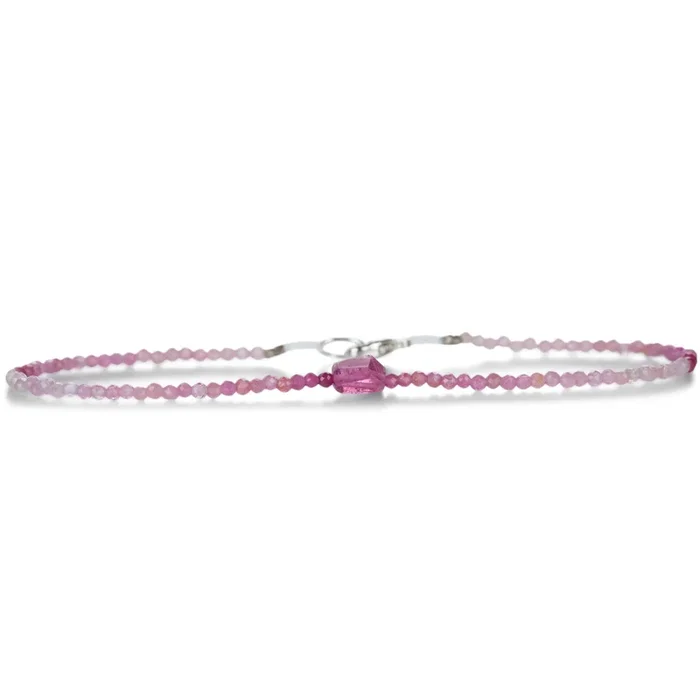 Ombre Ruby and Tourmaline Bracelet