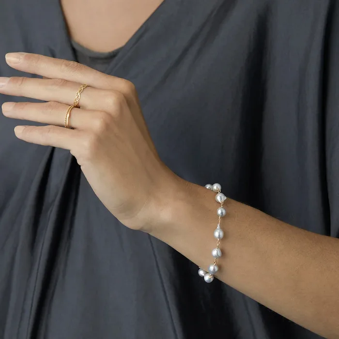 One-of-a-Kind Akoya Pearl Bracelet | APB14-OOAK
