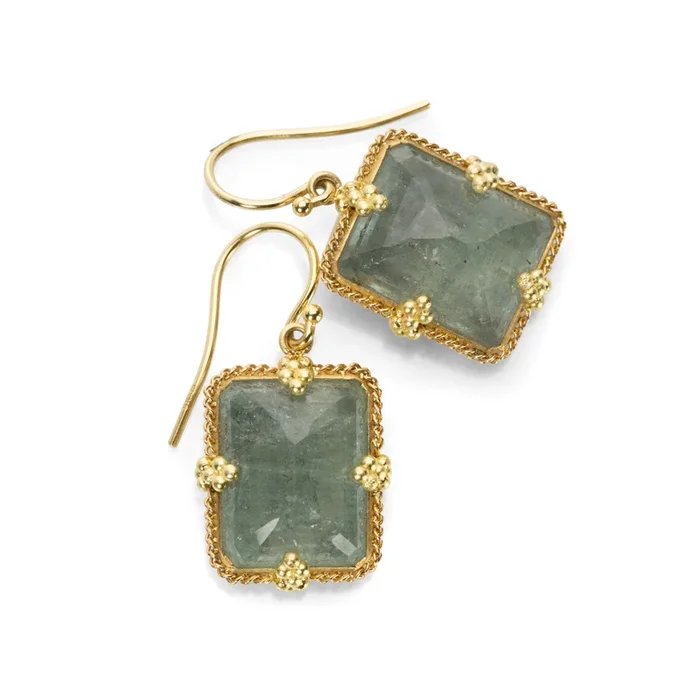 One of a Kind Aquamarine Earrings
