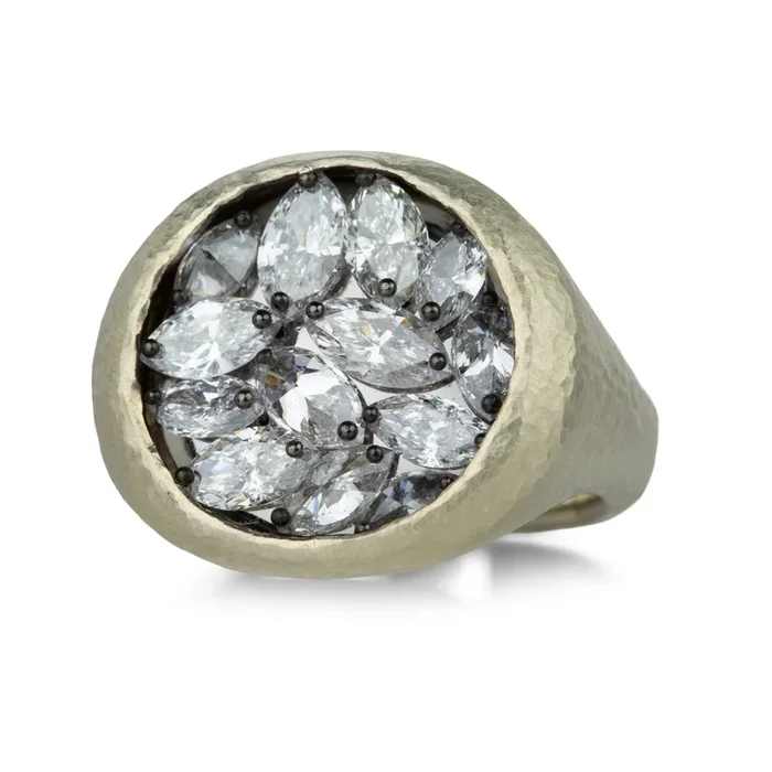 One of a Kind Marquise Diamond Ring