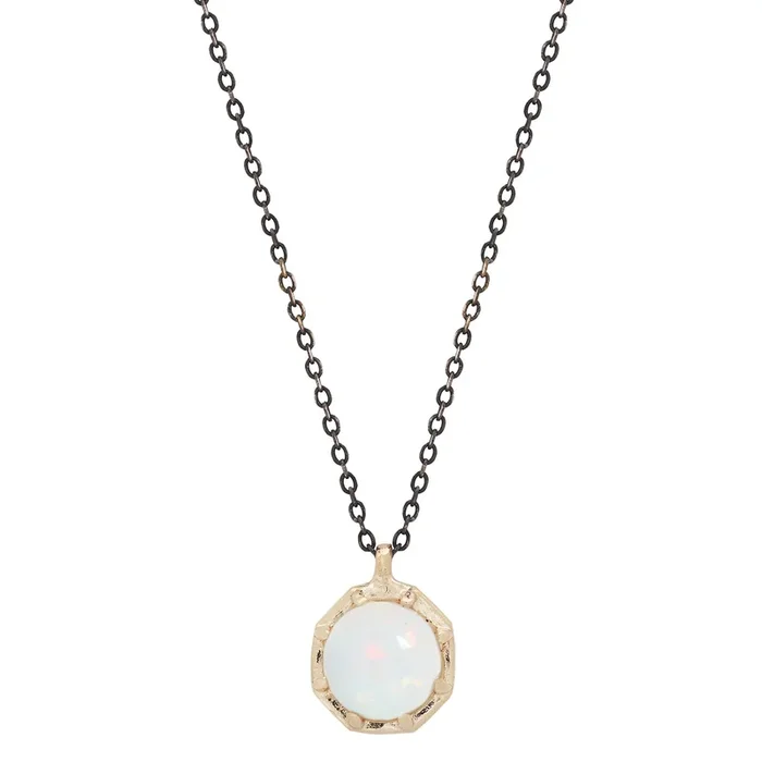 Opal Octagon Necklace