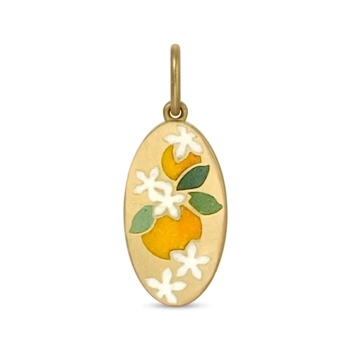Orange Blossom Gold Pendant