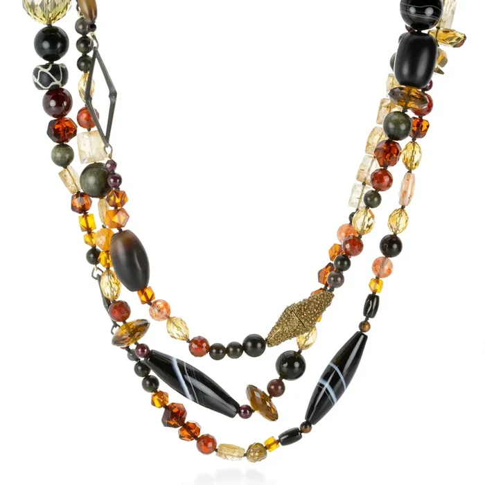 Orange Story Necklace