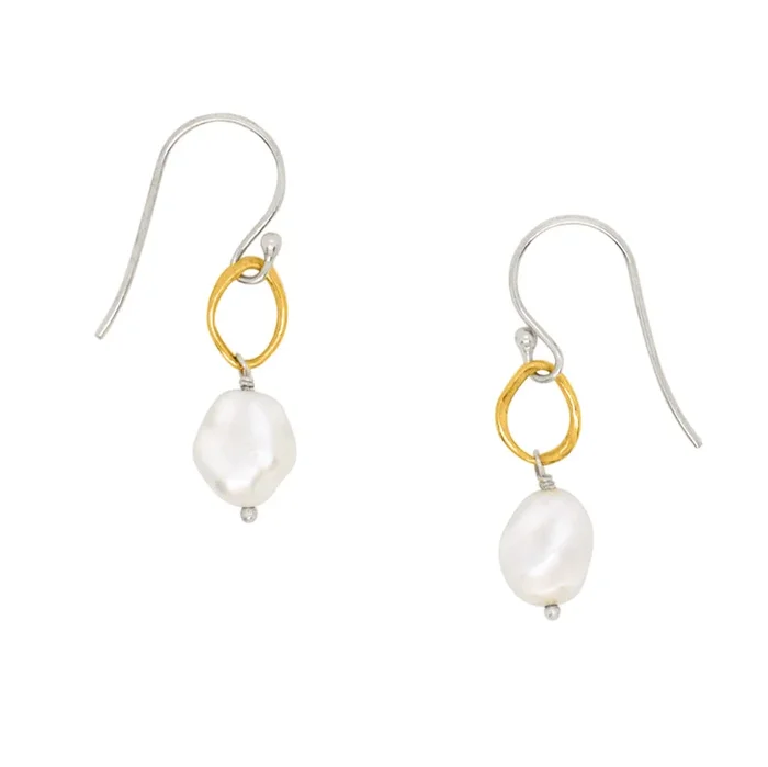 Orbit Earrings in Baroque Pearl | Available to Ship January 15, 2026